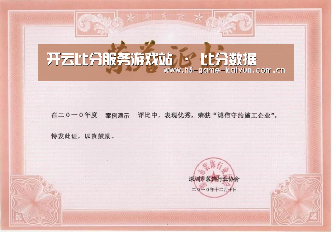 荣誉证书二(图1)