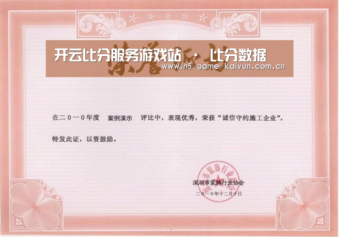 荣誉证书二